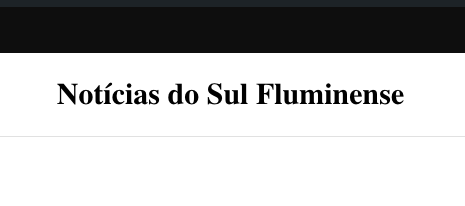 Notícias do Sul Fluminense