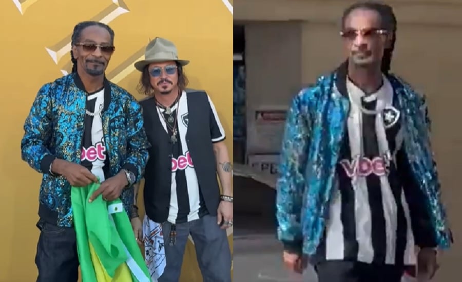 Sósia de Snoop Dogg engana internet e viraliza com camisa do Botafogo
