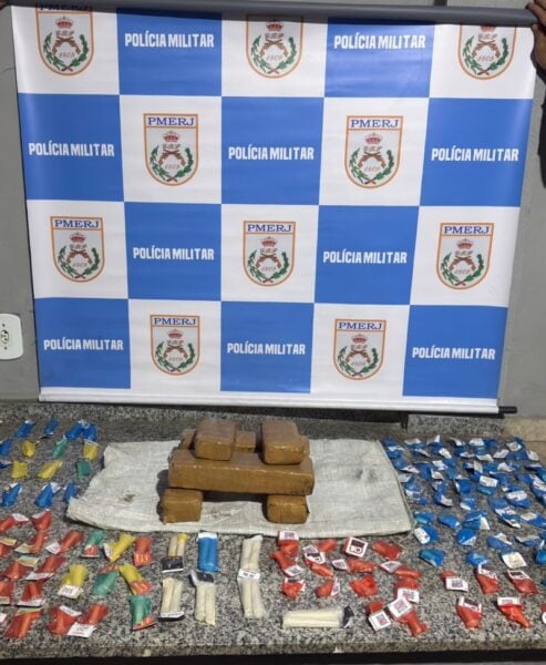 Cinco quilos de maconha são apreendidos em Volta Redonda