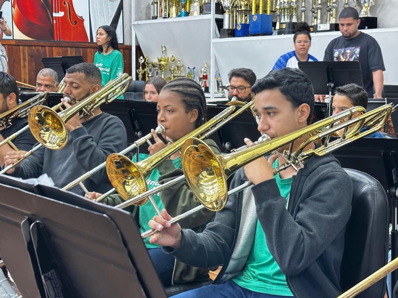 Projeto musical de Itatiaia leva alunos para intercâmbio em Barra Mansa